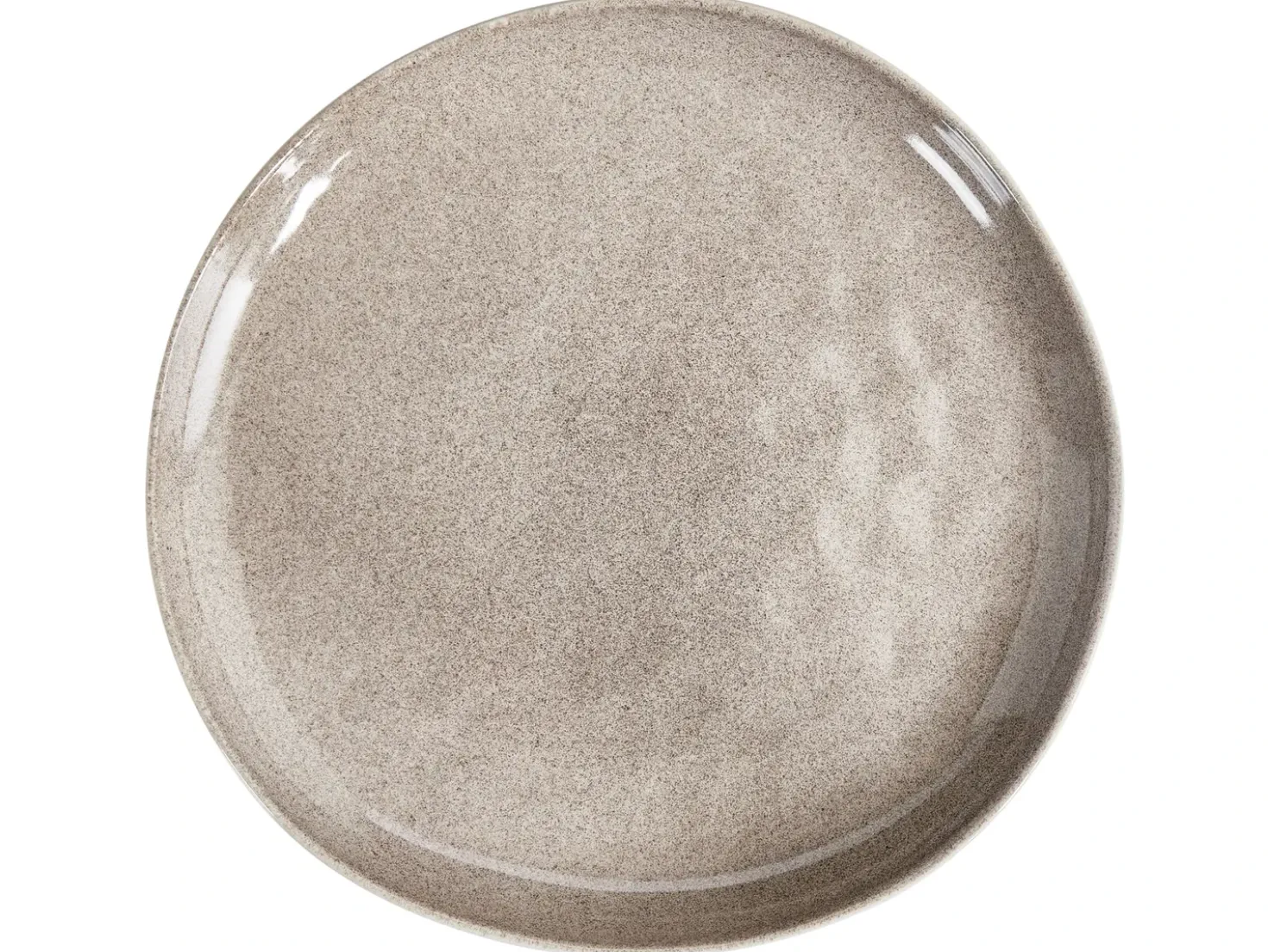 Set di 4 piatti grandi COSTMARY Gres porcellanato Grigio