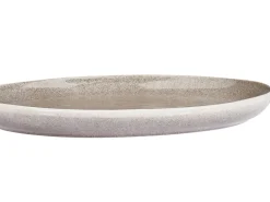 Set di 4 piatti grandi COSTMARY Gres porcellanato Grigio