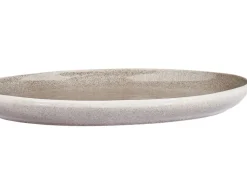 Set di 8 piatti piani COSTMARY Gres porcellanato Grigio