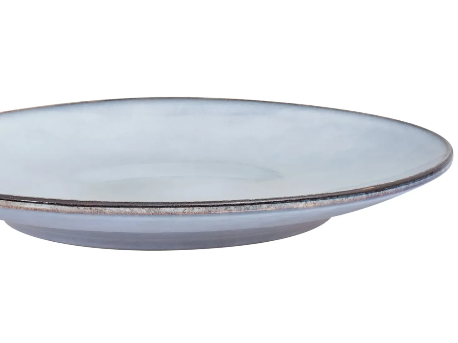Set di 8 piatti piani JUNIPER Gres porcellanato Azzurro