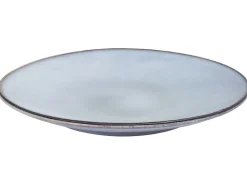 Set di 8 piatti piani JUNIPER Gres porcellanato Azzurro