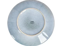 Set di 8 piatti piani JUNIPER Gres porcellanato Azzurro