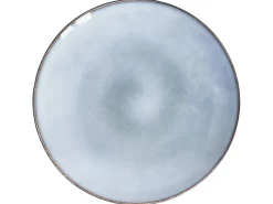 Set di 8 piatti piani JUNIPER Gres porcellanato Azzurro