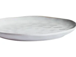 Set di 8 piatti piani SESAME Gres porcellanato Grigio chiaro