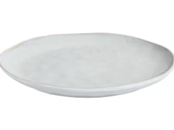 Set di 8 piatti piani SESAME Gres porcellanato Grigio chiaro