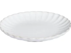 Set di 8 piattini da dessert NETTLE Gres porcellanato Bianco sporco