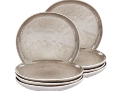 Set di 8 piattini da dessert COSTMARY Gres porcellanato Grigio