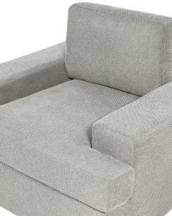 Set di 2 poltrone ALLA Tessuto Grigio chiaro