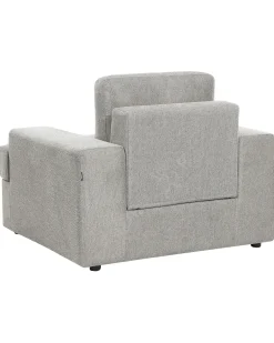 Set di 2 poltrone ALLA Tessuto Grigio chiaro