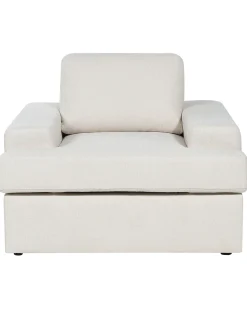 Set di 2 poltrone ALLA Tessuto Beige chiaro