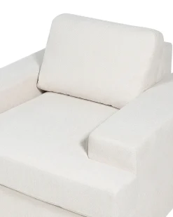Set di 2 poltrone ALLA Tessuto Beige chiaro