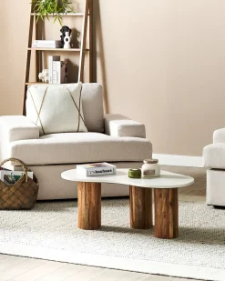 Set di 2 poltrone ALLA Tessuto Beige chiaro