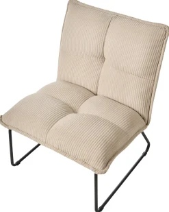 Set di 2 poltrone BJASTA Velluto a coste Beige