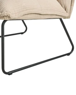 Set di 2 poltrone BJASTA Velluto a coste Beige