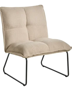 Set di 2 poltrone BJASTA Velluto a coste Beige