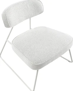 Set di 2 poltrone FROVI Tessuto Bianco sporco