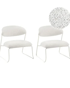 Set di 2 poltrone KOLSVA Tessuto Bianco sporco