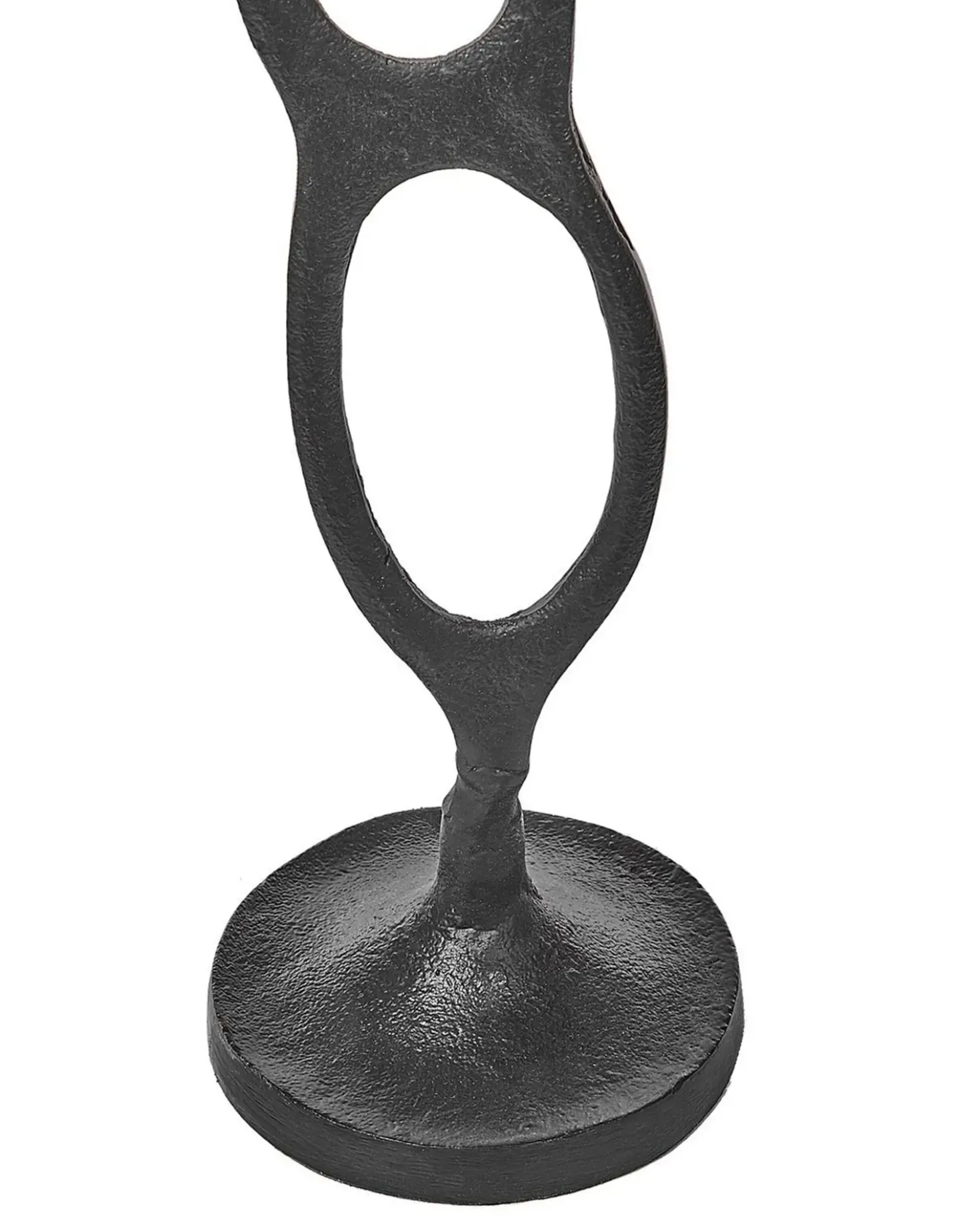Set di 3 portacandele BUNI Metallo 54/68/84 cm Nero