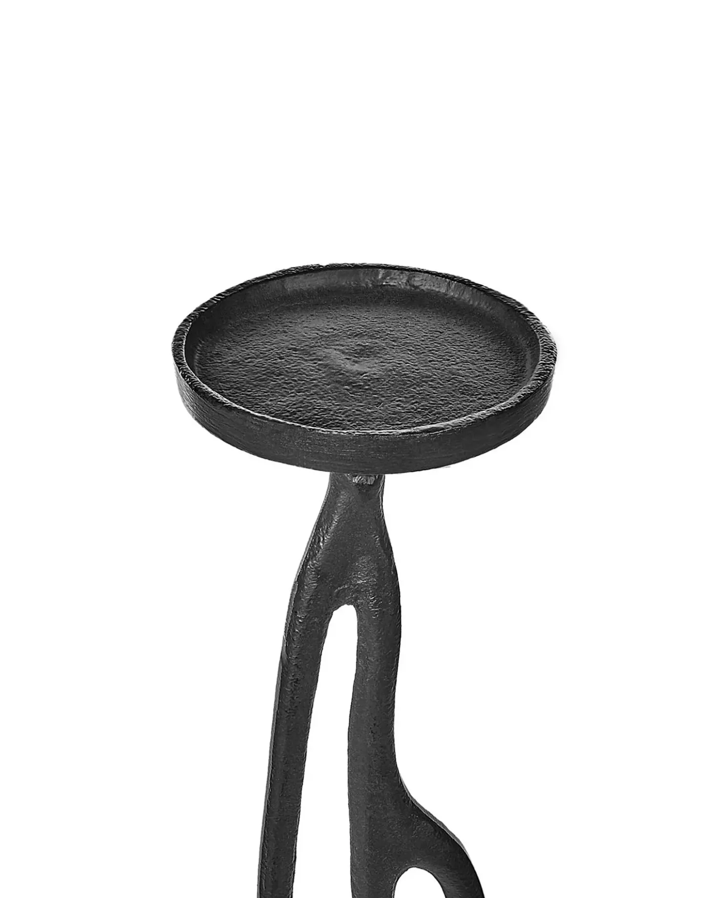 Set di 3 portacandele BUNI Metallo 54/68/84 cm Nero