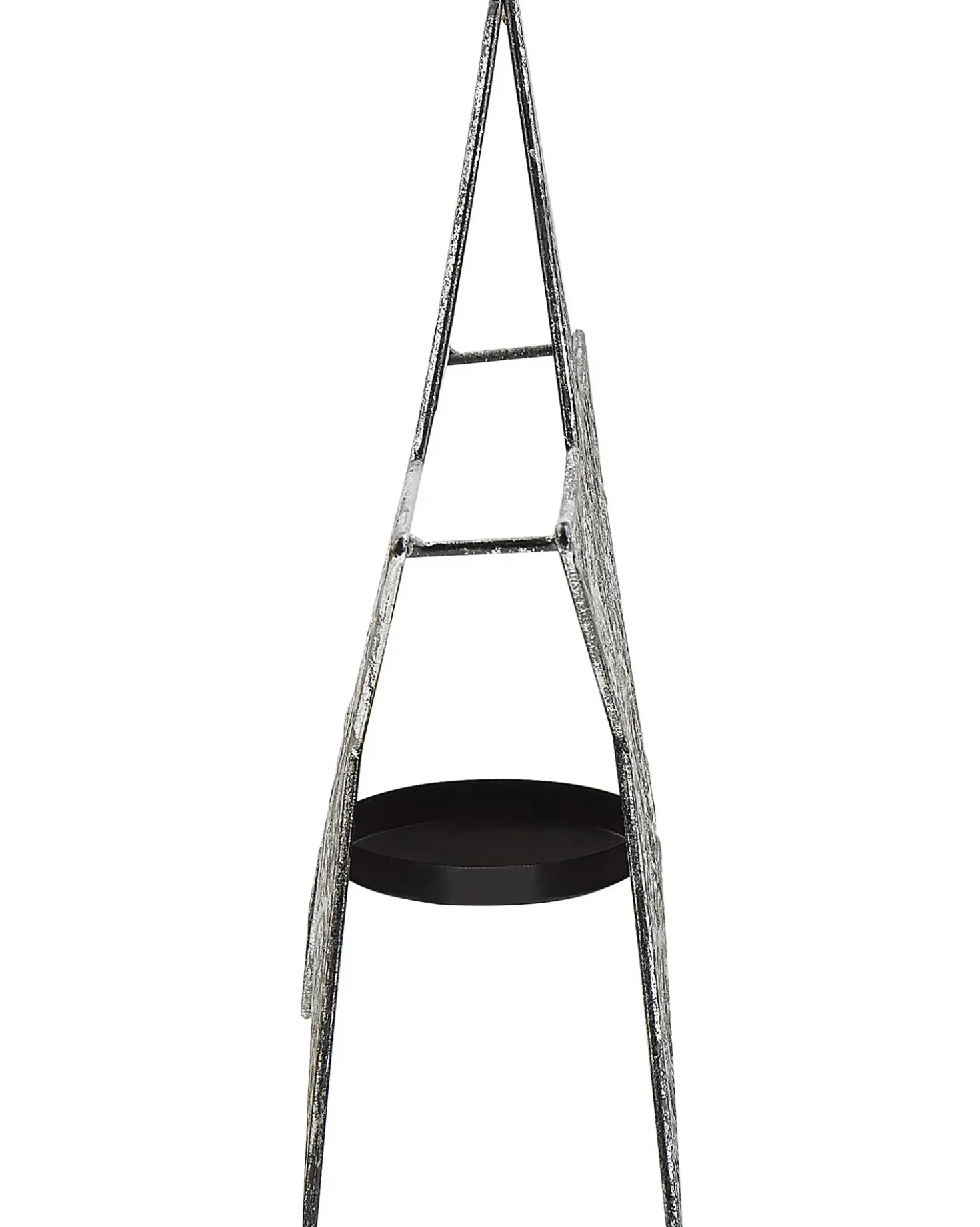 Set di 2 portacandele TORNIO Metallo 30/26 cm Argento