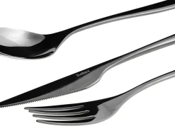 Set di 30 posate FARFALLE Nero