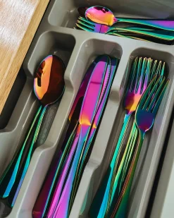 Set di 30 posate FUSILLI Multicolore