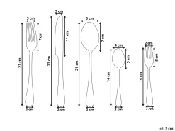 Set di 30 posate FUSILLI Multicolore