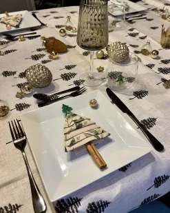 Set di 30 posate FUSILLI Nero