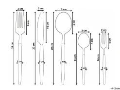 Set di 30 posate GEMELLI Oro