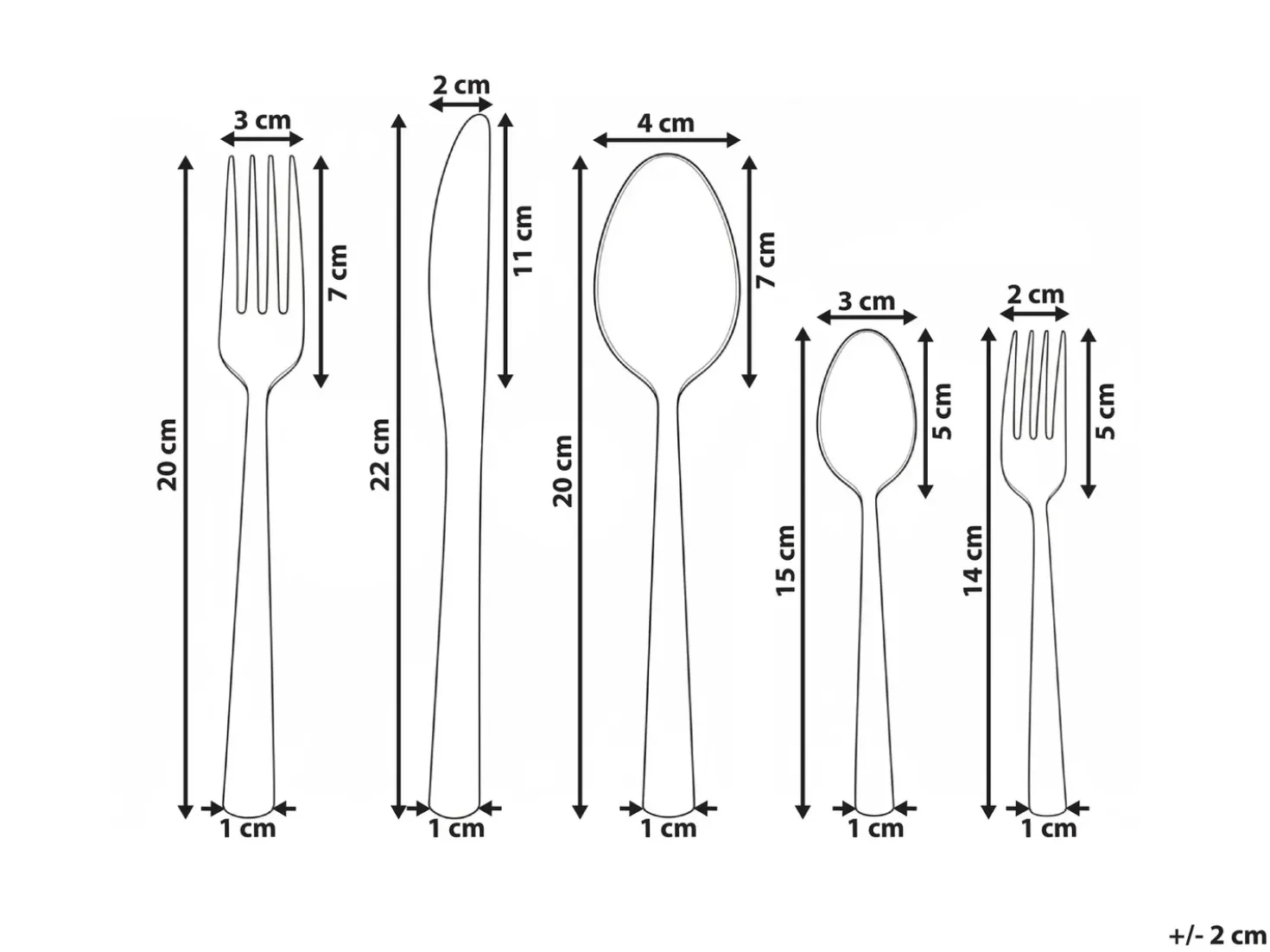Set di 60 posate PENNE Argento