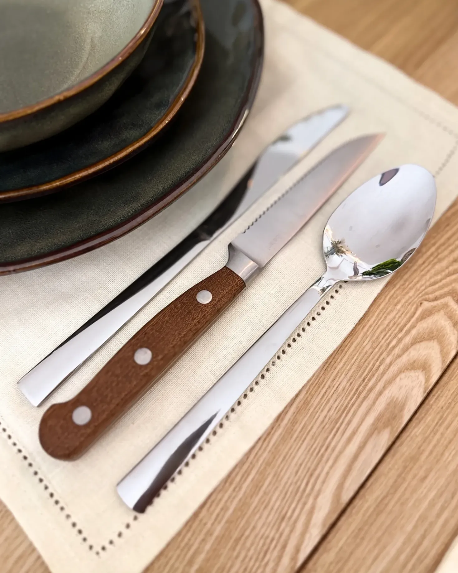 Set di 60 posate PENNE Argento
