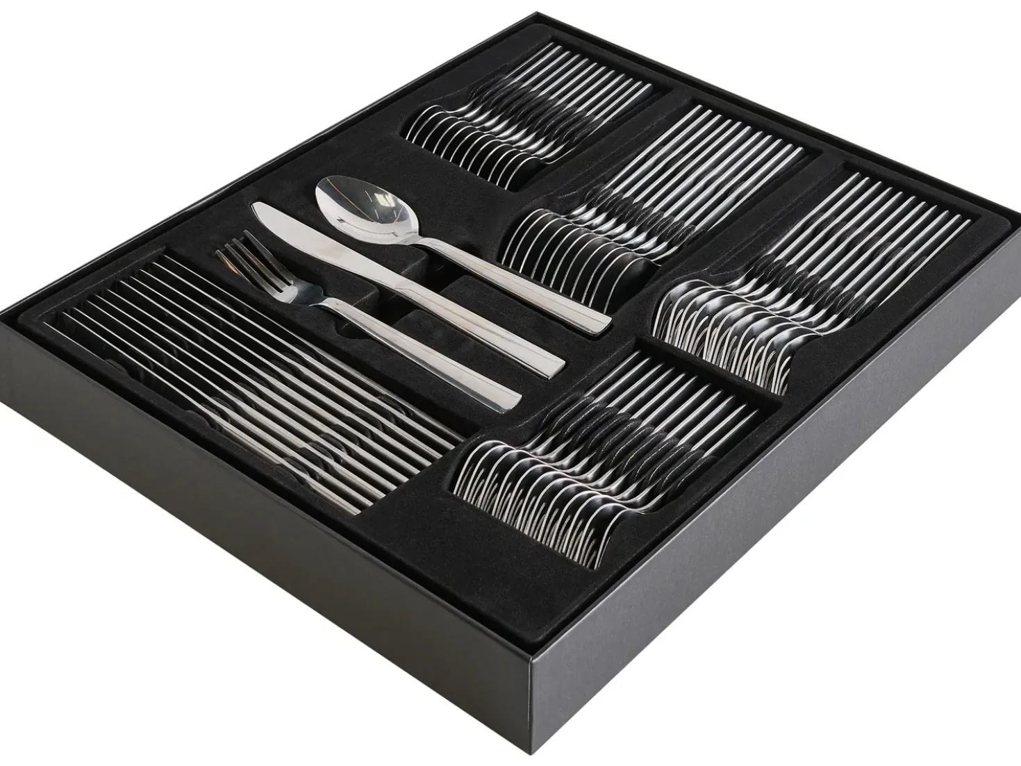 Set di 60 posate PENNE Argento