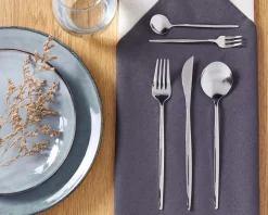 Set di 30 posate RIGATONI Argento