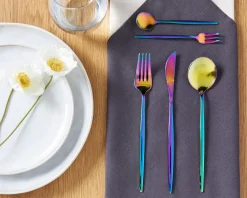 Set di 30 posate RIGATONI Multicolore