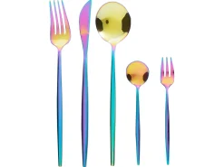 Set di 30 posate RIGATONI Multicolore