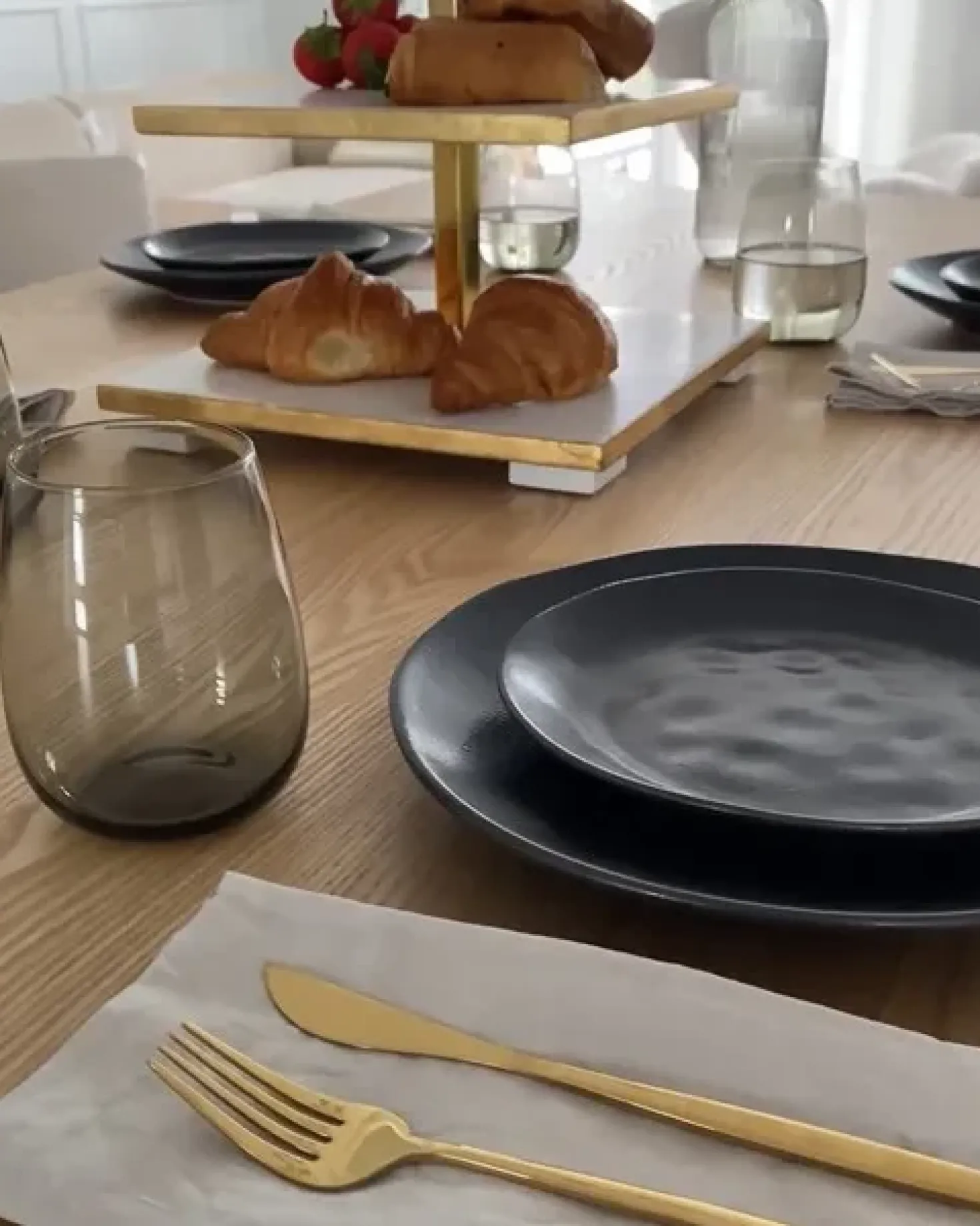 Set di 30 posate RIGATONI Oro