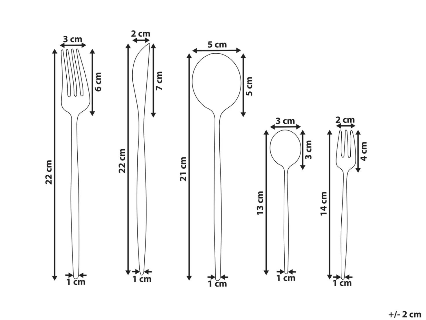Set di 30 posate RIGATONI Oro