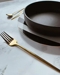 Set di 30 posate RIGATONI Oro