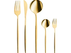 Set di 30 posate RIGATONI Oro