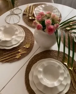 Set di 30 posate RIGATONI Oro