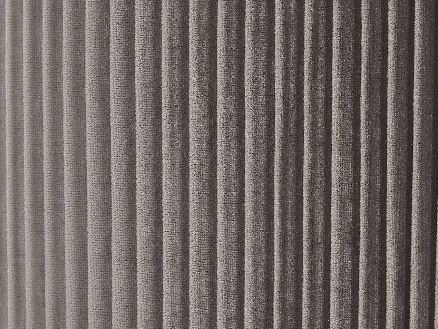 Set di 2 pouf contenitore MIRAMAR Velluto Grigio