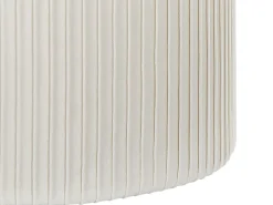 Set di 2 pouf contenitore CAMDENTON Velluto Bianco sporco