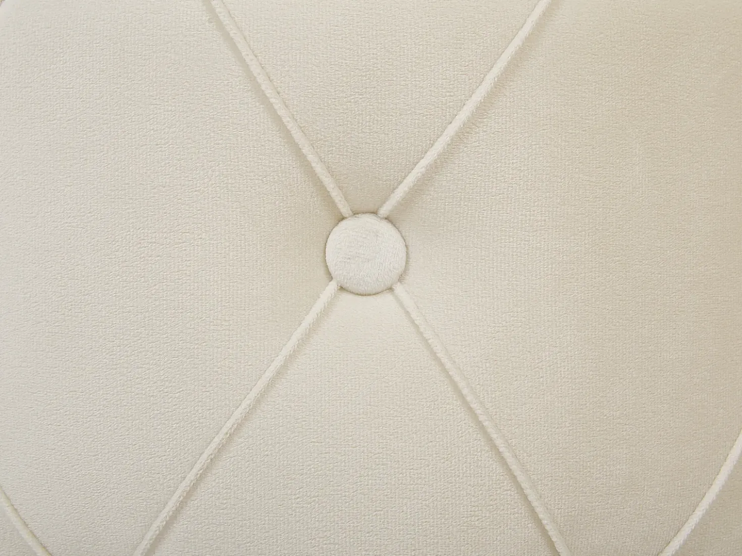 Set di 2 pouf contenitore PUEBLO Velluto Bianco
