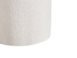 Set di 2 pouf contenitore BEREA Bouclé Bianco sporco
