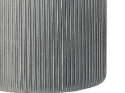Set di 2 pouf contenitore CAMDENTON Velluto Grigio chiaro