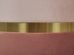 Set di 2 pouf contenitore WICHITA Velluto Rosa