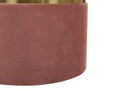 Set di 2 pouf contenitore WICHITA Velluto Rosa