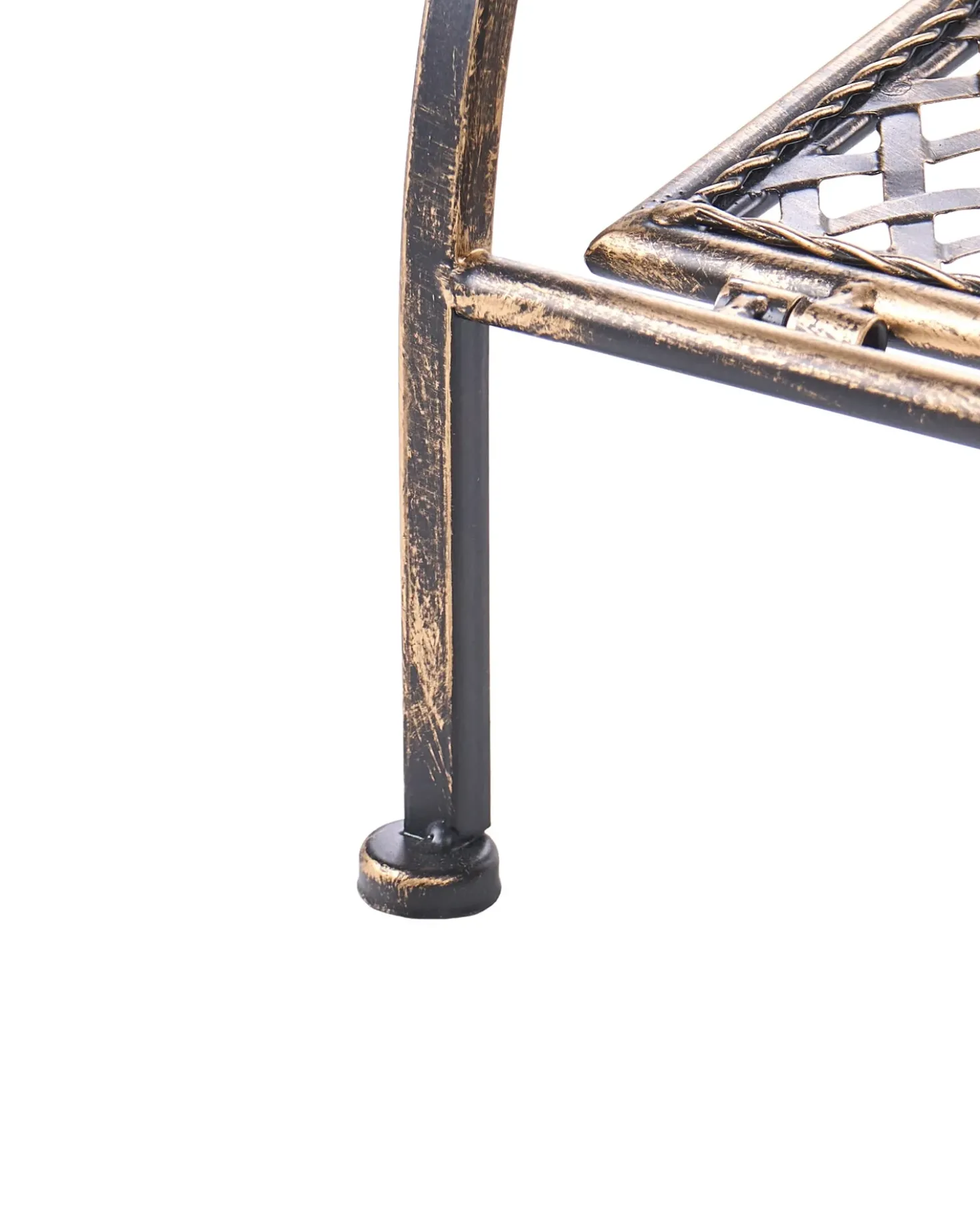 Set di 2 scaffali SICILY Metallo 43/37 cm 30/27 cm Nero