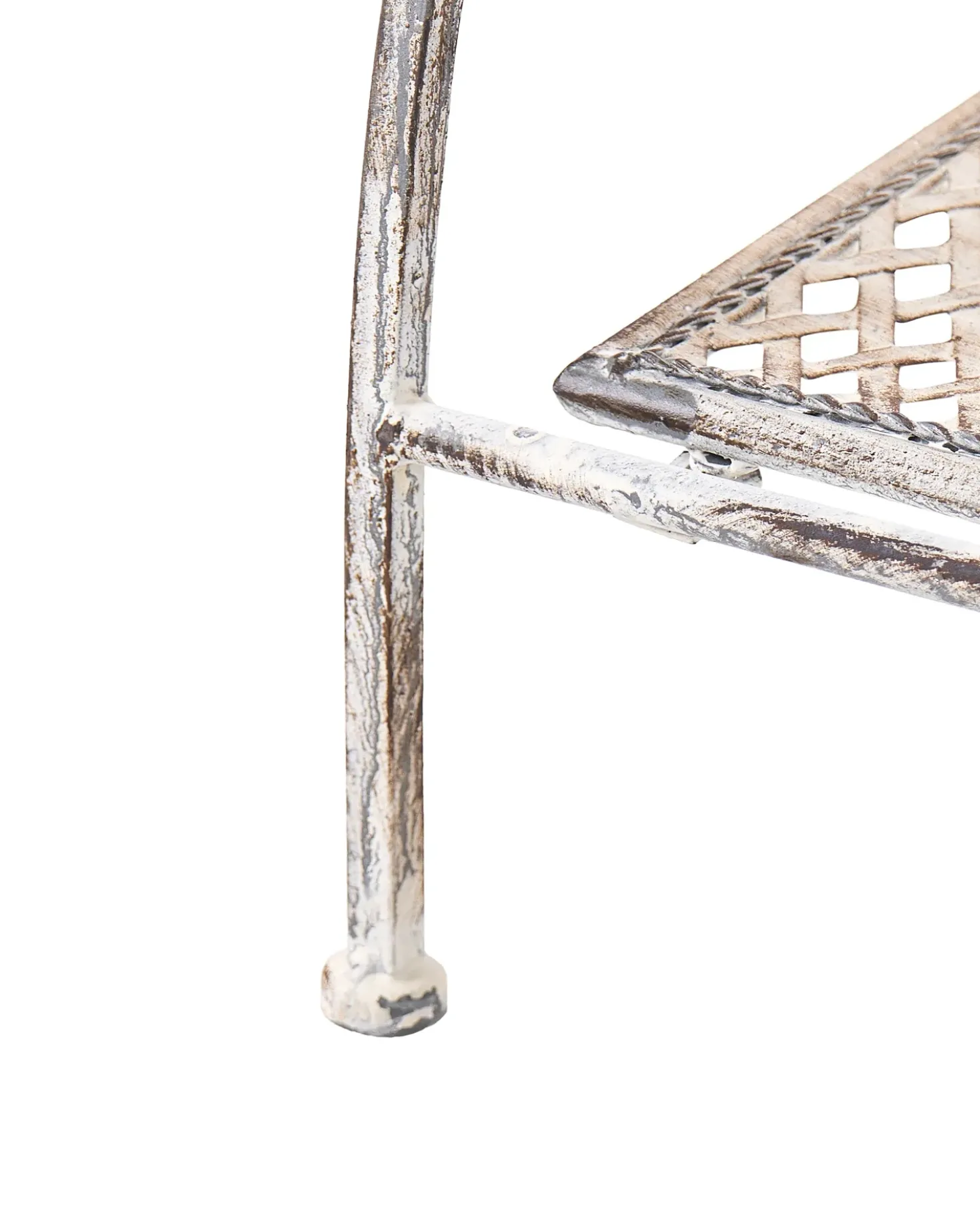 Set di 2 scaffali SICILY Metallo 43/37 cm 30/27 cm Grigio