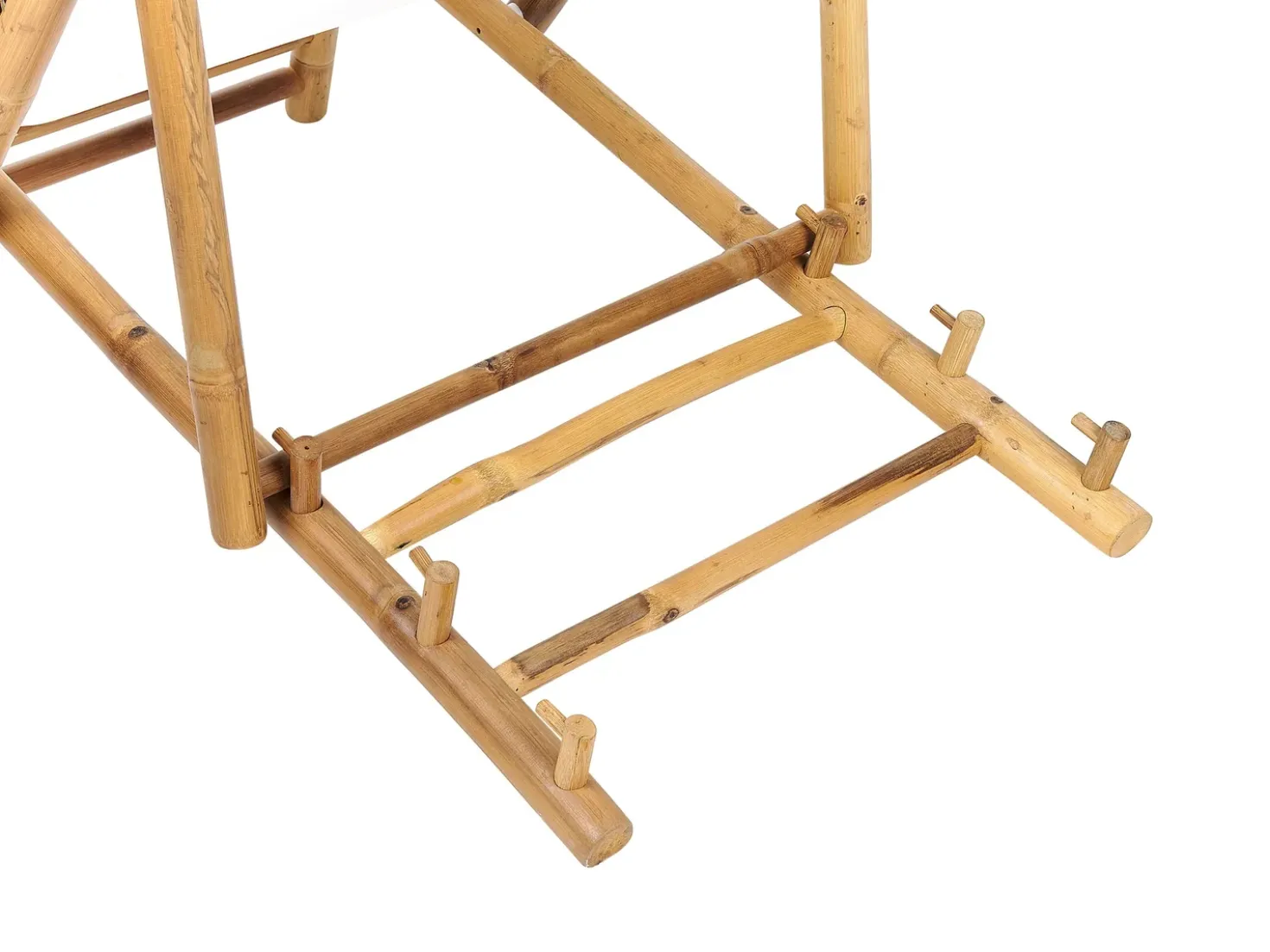 Set di 2 sedie a sdraio pieghevoli ATRANI Bambù Beige chiaro